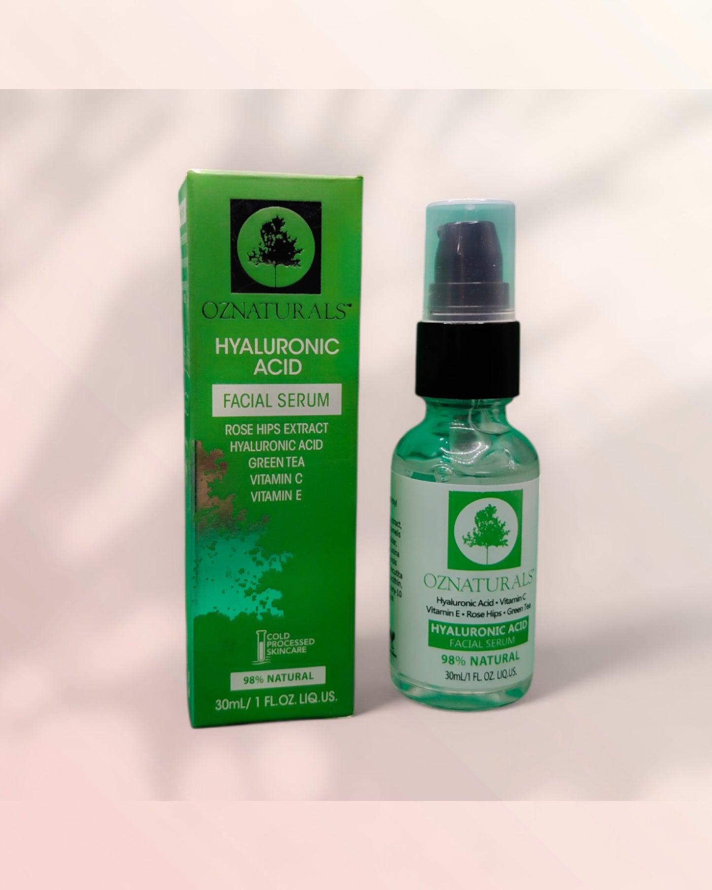 Oz Naturals Hyaluronic Acid Serum For Face - 30 Ml - Raqya