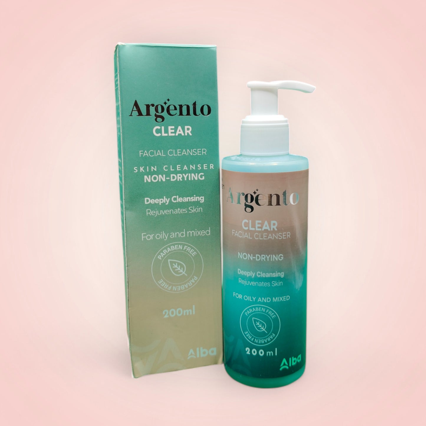 Argento Clear Facial Cleanser Skin Cleanser200ml - Raqya