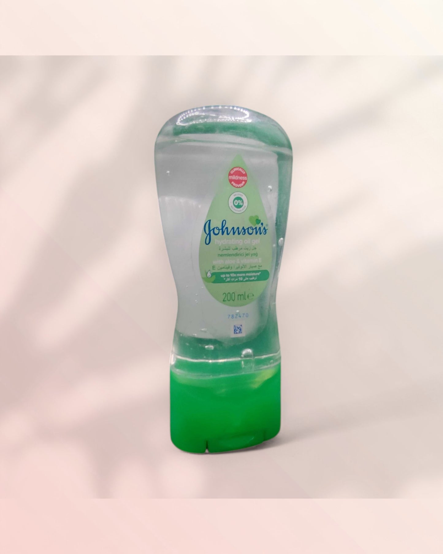 Johnsons Baby Oil Gel with Aloe Vera & Vitamin E, Moisturizes and Protects Delicate Skin - Raqya